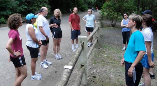 runners during one of last year's training sessions